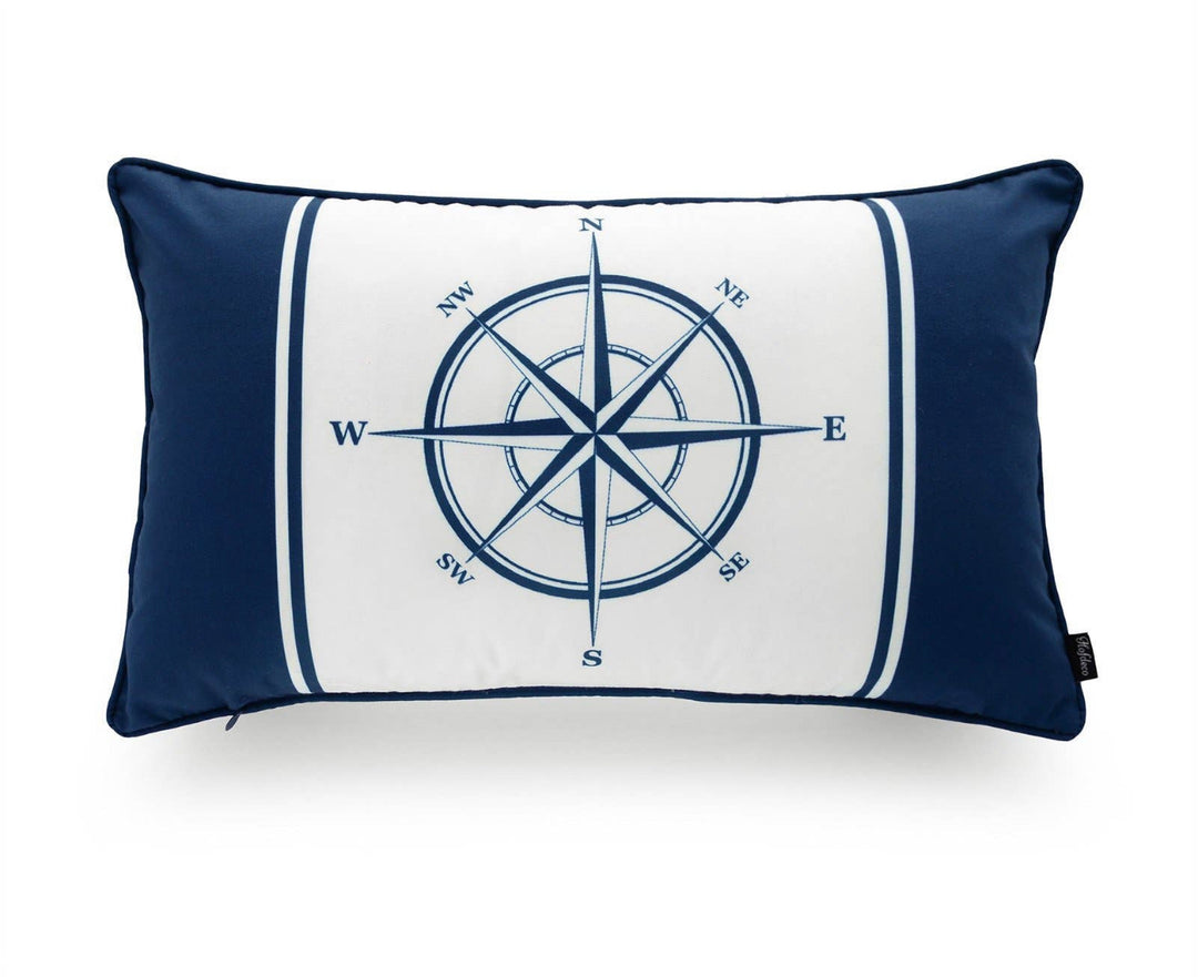 Compass Outdoor Pillow