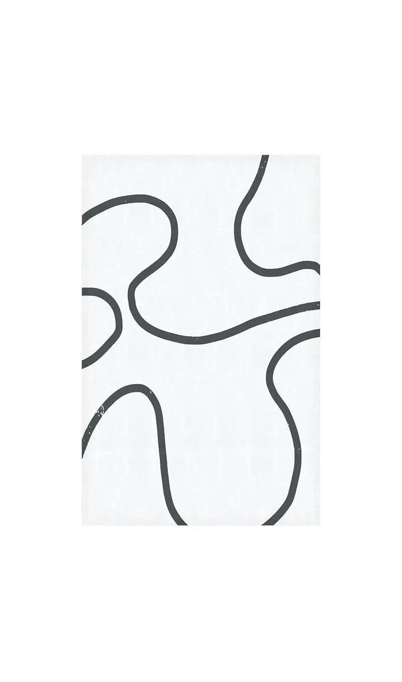 Squiggle Line Tea Towel