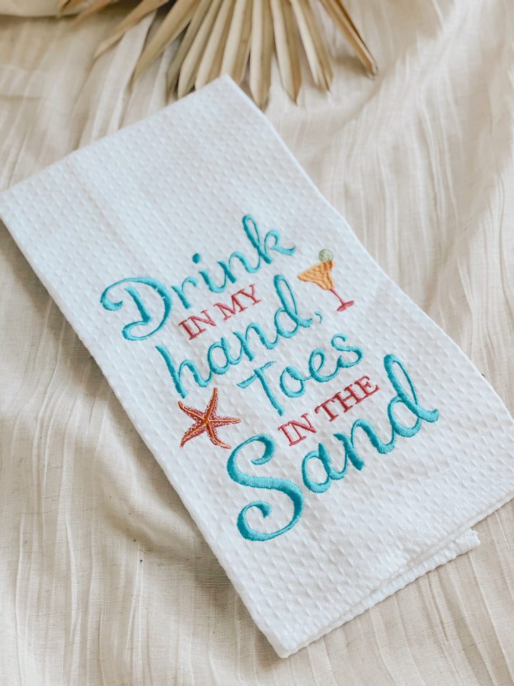 Drink In Hand Kitchen Towel