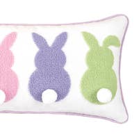 Bunny Bum Easter Spring Pillow