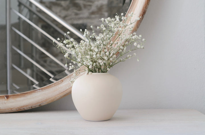 Beige Ceramic Vases