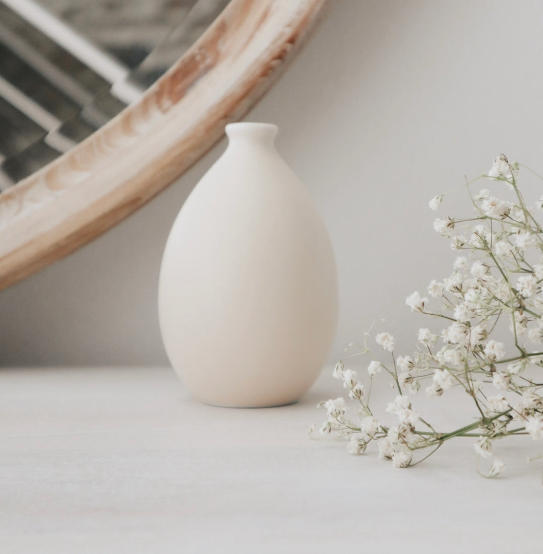 Beige Ceramic Vases