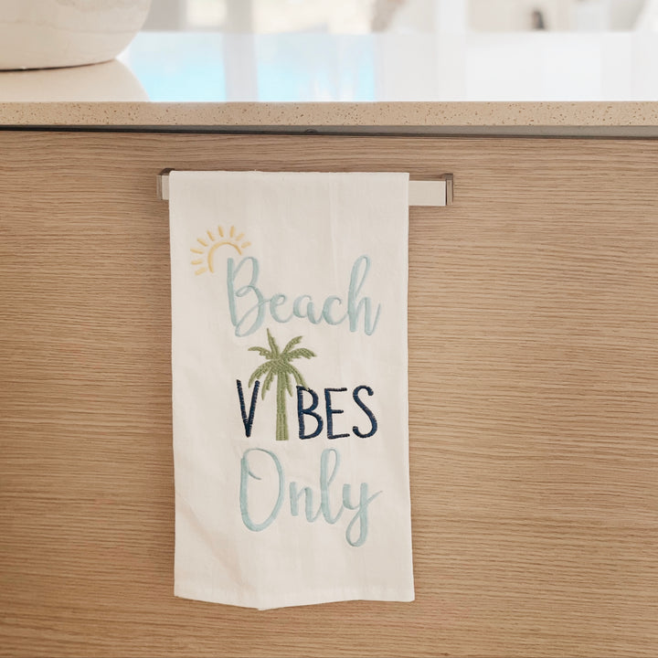 Beach Vibes Only Kitchen Towel